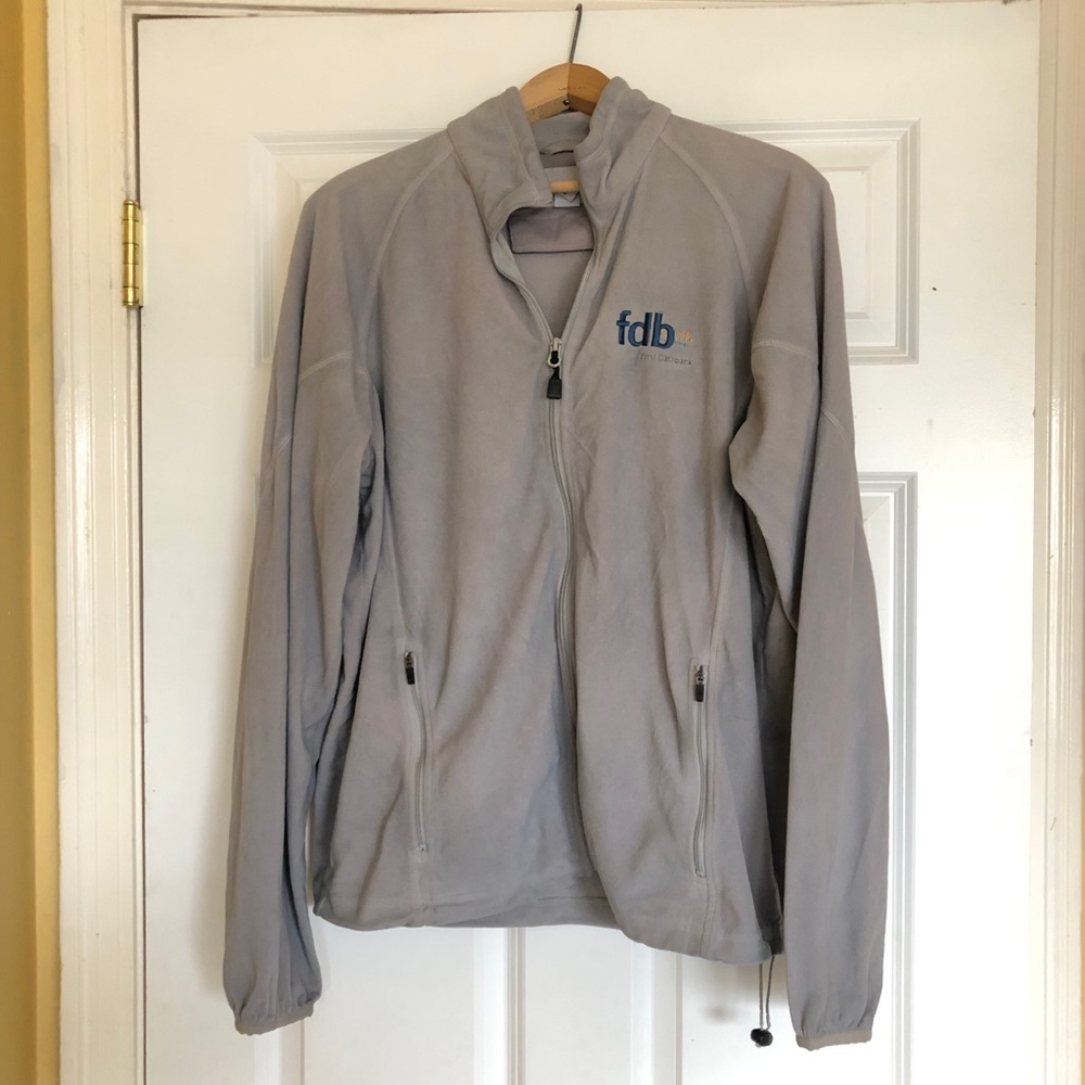 North End Gray Sweatshirt Jacket Full-Zip Men's Medium (fits large)